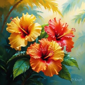 Tropical Hibiscus